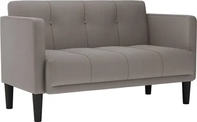 Produktbild von vidaXL Zweisitzer-Sofa Taupe 111 cm Stoff