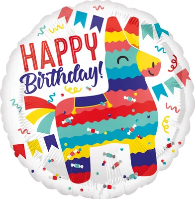 Produktbild von AMSCAN Standard Piñata Party Fol.-Ballon S 0 0 0