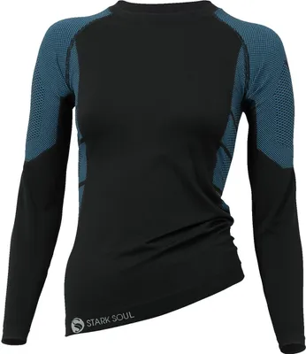 Produktbild von Funktionswäsche, Skiunterwäsche - Hemd Langarm  - L/XL - Schwarz-Türkis