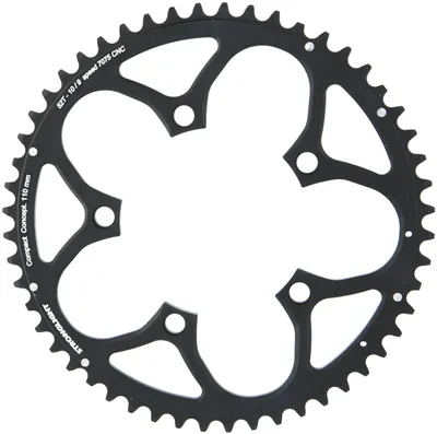 Image de Couronne pour vélo de route Stronglight, trou de fixation de 110 mm, 52 dents.