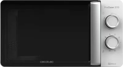 Zdjęcie produktu dla Cecotec 01523, Blat, Kuchenka mikrofalowa kombinowana, 20 l, 700 W, obrotowy, Czarny, Biały