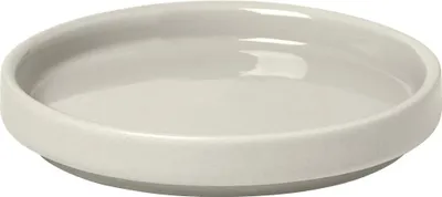 Produktbild von Blomus Pilar Teller, Speiseteller, Essteller, Geschirr, Keramik, Moonbeam, 10 cm, 63988