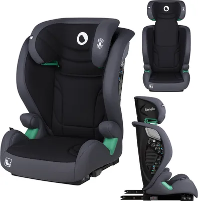 Produktbild von Detská autosedačka Lionelo Igo i-Size od 3 rokov do 12 rokov, upevnenie ISOFIX alebo bez pásu v smere jazdy - sivá
