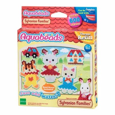 Image de Aquabeads - 31068 - Sylvanian Families Set de personnages AQUABEADS