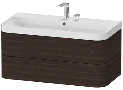 Produktbild von DURAVIT HP4348E6969 WTU m. Happy D.2 Plus, 2 SchK., 2 HL,