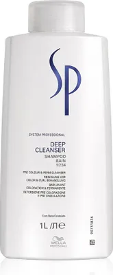 Productafbeelding van Wella Professionals System Professional Diep Reinigende Shampoo, 1000 ml, Shampoo, Professioneel, Unisex, Geschikt voor alle haartypes, Beschadigd haar, Behandeld haar, Reinigend