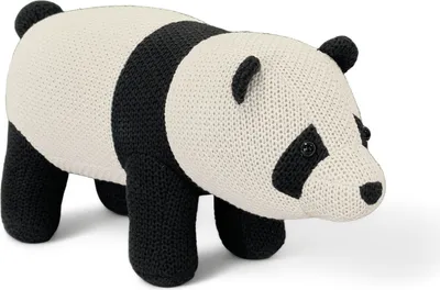 Produktbild von Kuscheltier Häkeltier Panda 52 cm