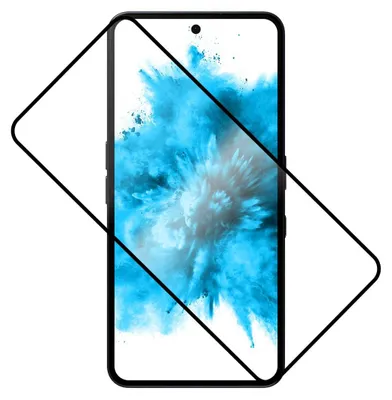 Produktbild von Gehärtetes Glas für Nothing Phone (3a) / (3a) Pro, Fixed Full Cover 2.5D Tempered Glass, Schwarzen Rahmen
