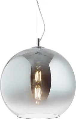 Obrázek produktu pro Moderní závěsné svítidlo Nemo Metal Chrome Shaded 1 Light E27 D40Cm
