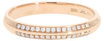 Produktbild von JuwelmaLux Ring 585 Rotgold mit Brillanten JL10-07-1376 58
