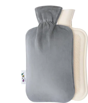 Produktbild von Wärmflasche Bezug Fleece Groß 2L Bettflasche Strickbezug Kinder Erwachsene Weich 2 Liter