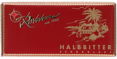 Produktbild von Rotstern Schokolade Halbbitter 100g