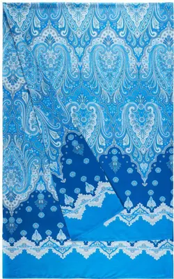 Produktbild von Bassetti Baumwoll-Foulard ISOLABELLA Farbe B1 INDIGO Größe 270x270