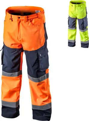 Produktbild von Softshell-Warn-Arbeitshose, orange, Größe S
