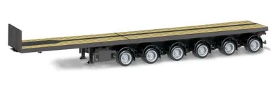 Produktbild von Herpa 076715-005 - 1/87 Nooteboom Ballasttrailer 6achs, grau - Neu