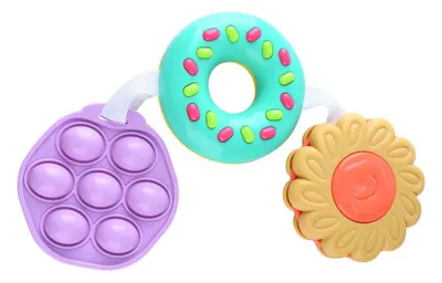 Image de Playgo Sensorisch Speelgoed  Bloem en Donut en Pop-it - 3dlg.