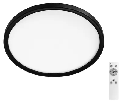 Productafbeelding van OSRAM Plafondlamp Orbis Easyfix, zwart, 3000 K / 4000 K / 6000 K, warmwit, 1350 lm, 18 W, diameter 29,3 cm