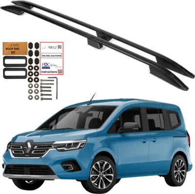 Immagine prodotto di Barre portatutto RENAULT KANGOO MK3 L1 SHORT 2022- Alluminio nero Resistente