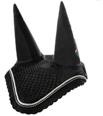 Produktbild von Equiline Fliegenohren Rio, Größe:Warmblut, Farbe:schwarz
