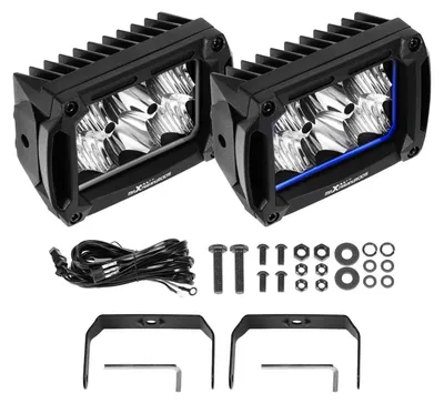 Produktbild von LED Arbeitsleuchte - Flut/Spot Zusatzscheinwerfer - 6000K Kaltweiß - Für Offroad Auto LKW SUV - Mit Kabelsatz