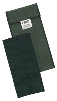 Produktbild von FRIO DOPPEL Diabetiker Insulin Kühltasche 8 x 18 cm grün | Für bis zu 2 Insulin Pens | Kühlt mit kaltem Wasser I Keine Kühlakkus notwendig | Wiederverwendbar