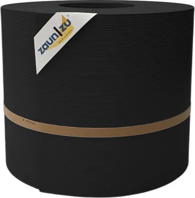 Produktbild von Sichtschutzstreifen zaun|zu RILLE MAXI 50m Rolle Blende für 24cm Gittermatten Schwarz 50m