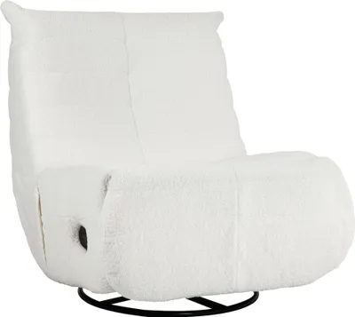 Produktbild von Relaxsessel Drehbar Fernsehsessel mit Liegefunktion, Schaukelfunktion, TV-Sessel mit Fußstütze, Taschenfederkern, Seitentasche
