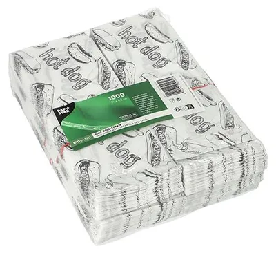Produktbild von Hot Dog-Tüten Kraftpapier 21 cm x 8,5 cm weiss