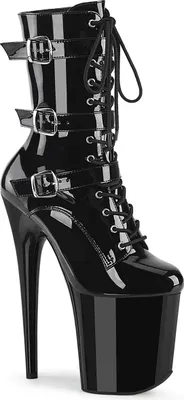 Produktbild von FLAMINGO-1043 Damen Booties von Pleaser, Schwarz EU 42, US 12
