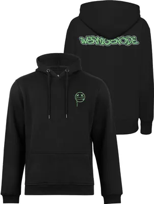 Produktbild von Cotton Prime® Hoodie Street Art Wernigerode - Weltenbummler Kollektion XXL Schwarz