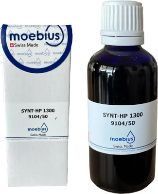 Obrázok produktu pre Moebius 9104 1300 Syntetický HP olej na mechanické hodinky, červená farba (50 ml)
