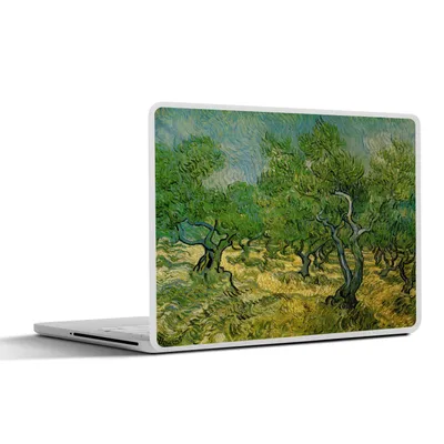 Produktbild von MuchoWow® Laptop Aufkleber Sticker Cover Olivenhain - Vincent van Gogh 30x22 cm - Laptop-Sticker