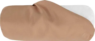 Produktbild von Kissenhülle Ellen für Nackenrolle, Maße: 10x25 cm, Farbe: Braun