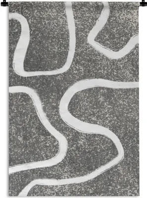 Produktbild von MuchoWow® Wandteppich Wandbehang Abstrakt - Minimalismus - Design 120x180 cm Tapisserie Dekoration Wandtuch - Schlafzimmer - Dekorationen für das Haus