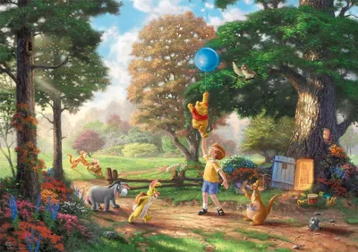 Image de Schmidt Spiele Puzzle Thomas Kinkade Disney, Winnie Puuh II 6000Teile 57399