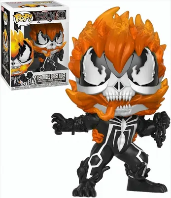 Produktbild von Funko Pop! Marvel: Venom - Venomized Ghost Rider (Red) #369 Walmart