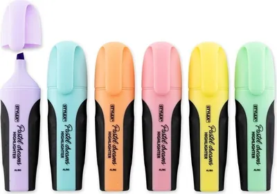 Produktbild von Stylex 65551 Textmarker Pastellfarben 1 Stück