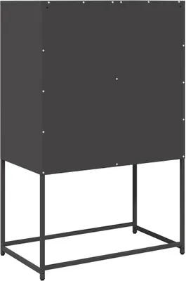 Productafbeelding van Hoge kast 68x39x107 cm staal zwart