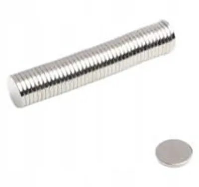 Produktbild von Neodym-Zylindermagnet MW 12x1,5 N45 50 Stück