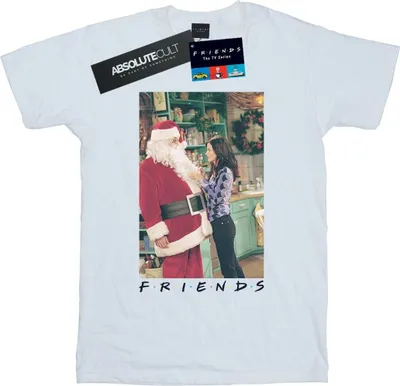 Produktbild von Friends - "Chandler Claus" T-Shirt für Damen BI23599 (S) (Weiß)