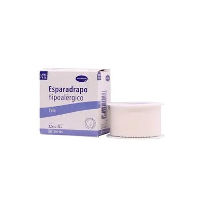 Image de Bande tissée hypoallergénique Hartmann 5 m x 2,5 cm
