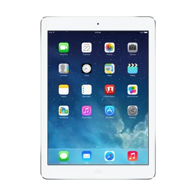 Produktbild von Apple iPad Air, 24,6 cm (9.7"), 2048 x 1536 Pixel, 64 GB, iOS, 478 g, Silber