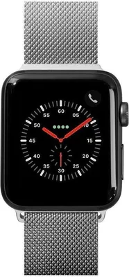 Produktbild von LAUT Steel Loop, Band, Smartwatch, Silber, Apple, Apple Watch 42/44/45 mm, Edelstahl