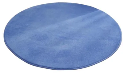 Productafbeelding van Rode tapijt van rundervacht, antislip, wasbaar, 180 cm, donkerblauw