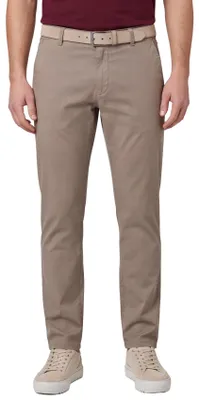 Produktbild von Braune Pantalon ohne Bundfalten normale Passform Meyer