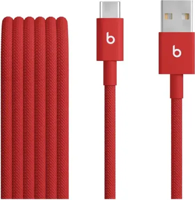 Image de Apple Beats Câble tissé USB-A vers USB-C (1,5m) - Rapid Red