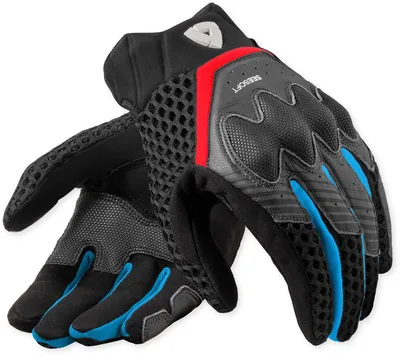 Produktbild von Revit Veloz Motorrad Handschuhe, rot/blau, 2XL