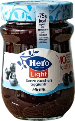 Produktbild von Heidelbeerkonfitüre ohne Zucker 280g - Hero