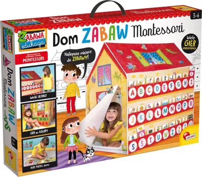 Obrázek produktu pro Montessori hrací domeček sada puzzle karty domeček 88782 LISCIANI