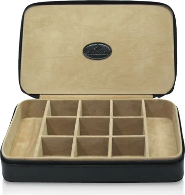 Produktbild von WINDROSE Schmuckschatulle Merino Charmbox Black schwarz